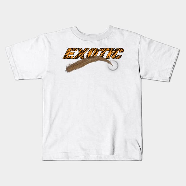 Exotic Eyebrow Kids T-Shirt by Mercado Graphic Design